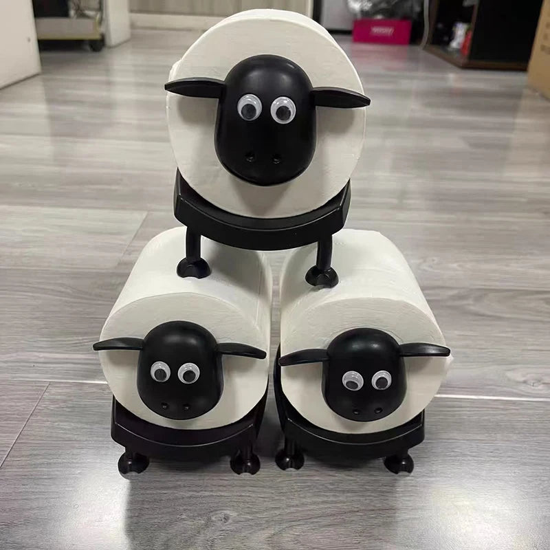 Elegant Sheep Dog Design Toilet Tissue Holder