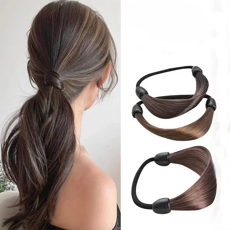1Pc Invisible Seamless Ponytail Headband Hair Band Women Girls Hair Ropes Hair Headdress