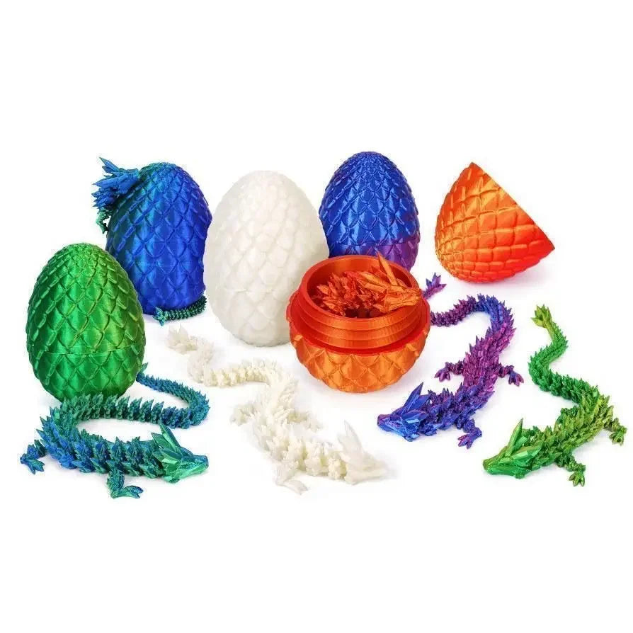 Easter Dragon Egg Chameleon Pendulum: Ultimate 3D Printed Gift Set