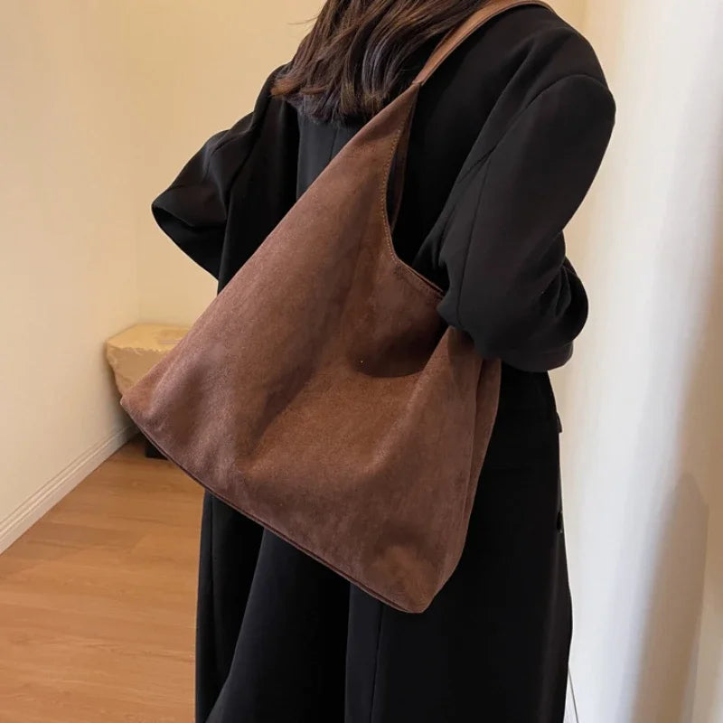 Vintage Women's Suede Shoulder Bag