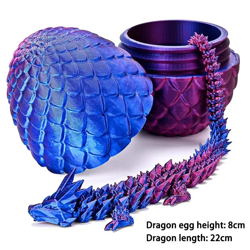 Easter Dragon Egg Chameleon Pendulum: Ultimate 3D Printed Gift Set